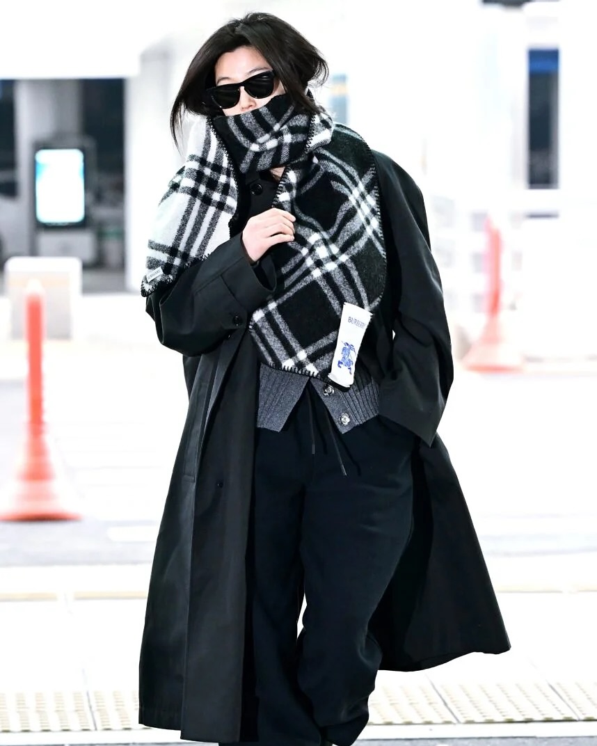 이렇게 코디해봐🇬🇧🧣체크 머플러 이미지5