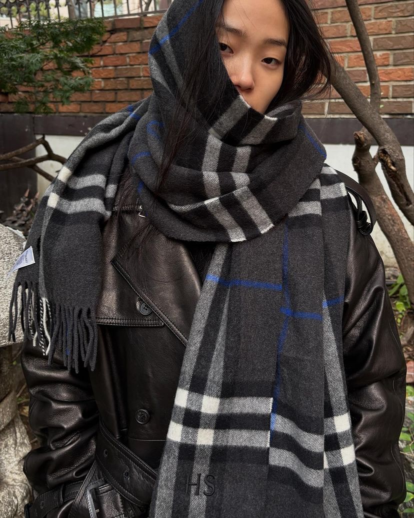 이렇게 코디해봐🇬🇧🧣체크 머플러 이미지3