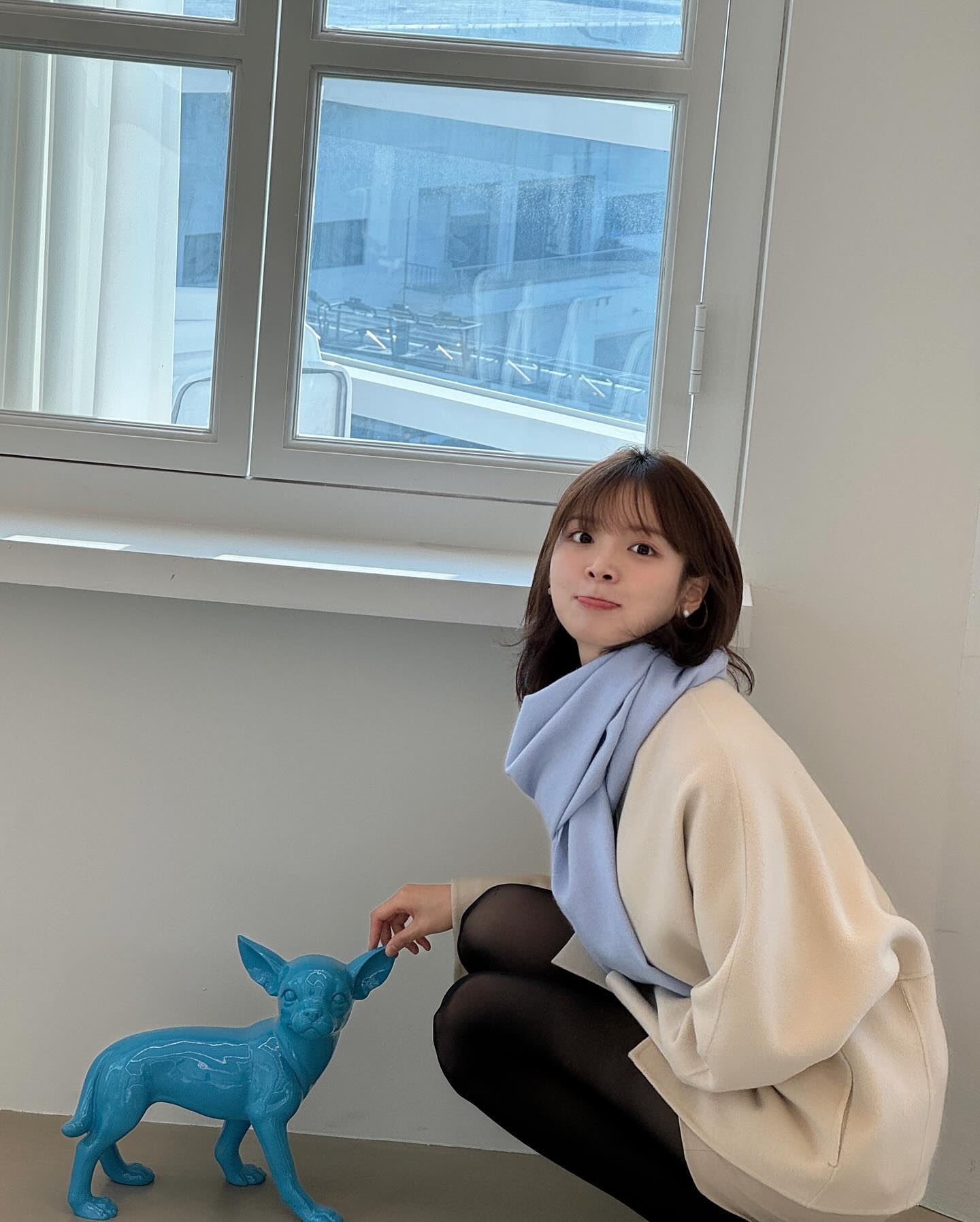 초훈녀 치트키🙍🏻‍♀️🧣단발 +목도리 이미지3