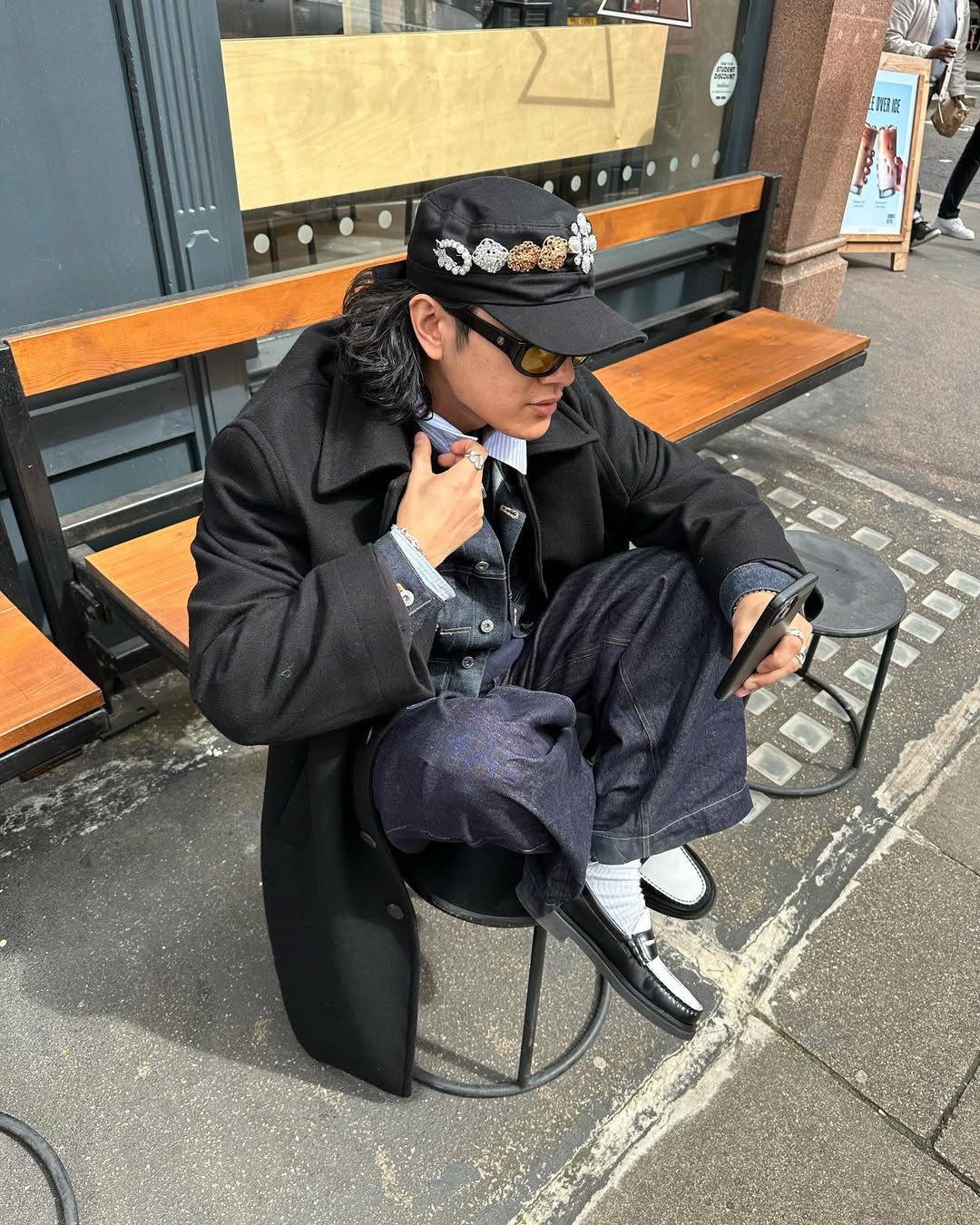 마구마구 입어주는 블랙코트🐦⬛ 이미지