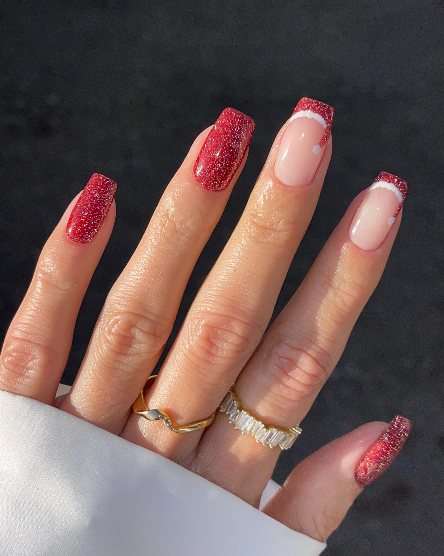 크리스마스 네일은 이렇게💅🏻⛄️ 이미지"