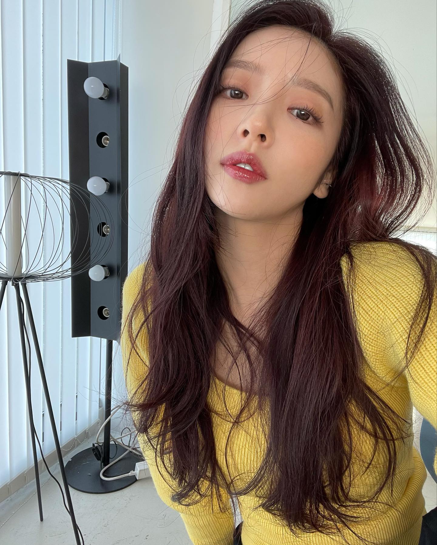 탈색 없이 가능한❤️레드브라운 이미지
