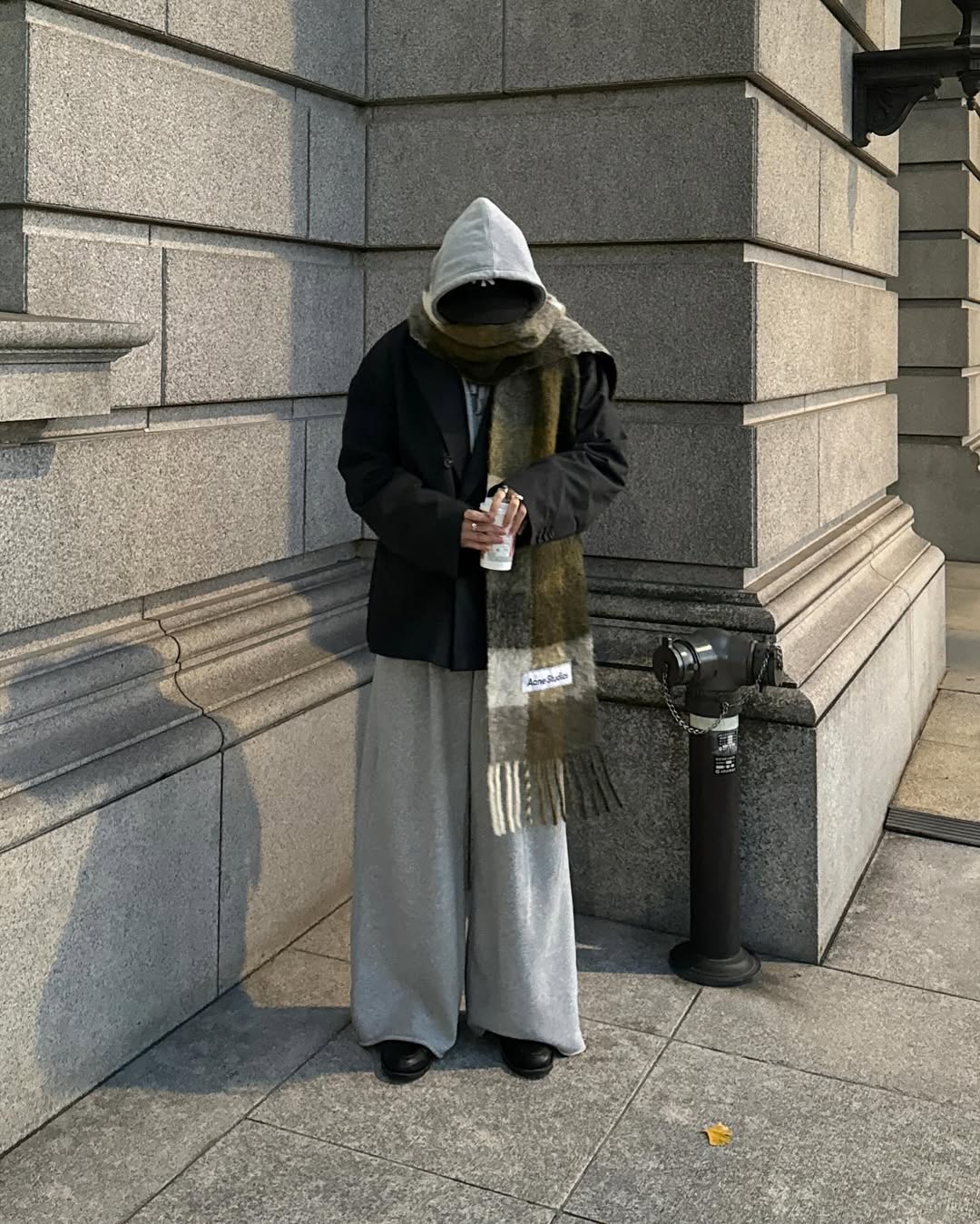 아크네 목도린 체크로🧣 이미지2