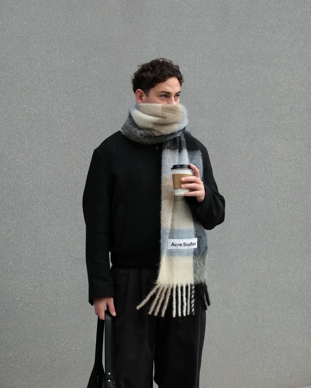아크네 목도린 체크로🧣 이미지8
