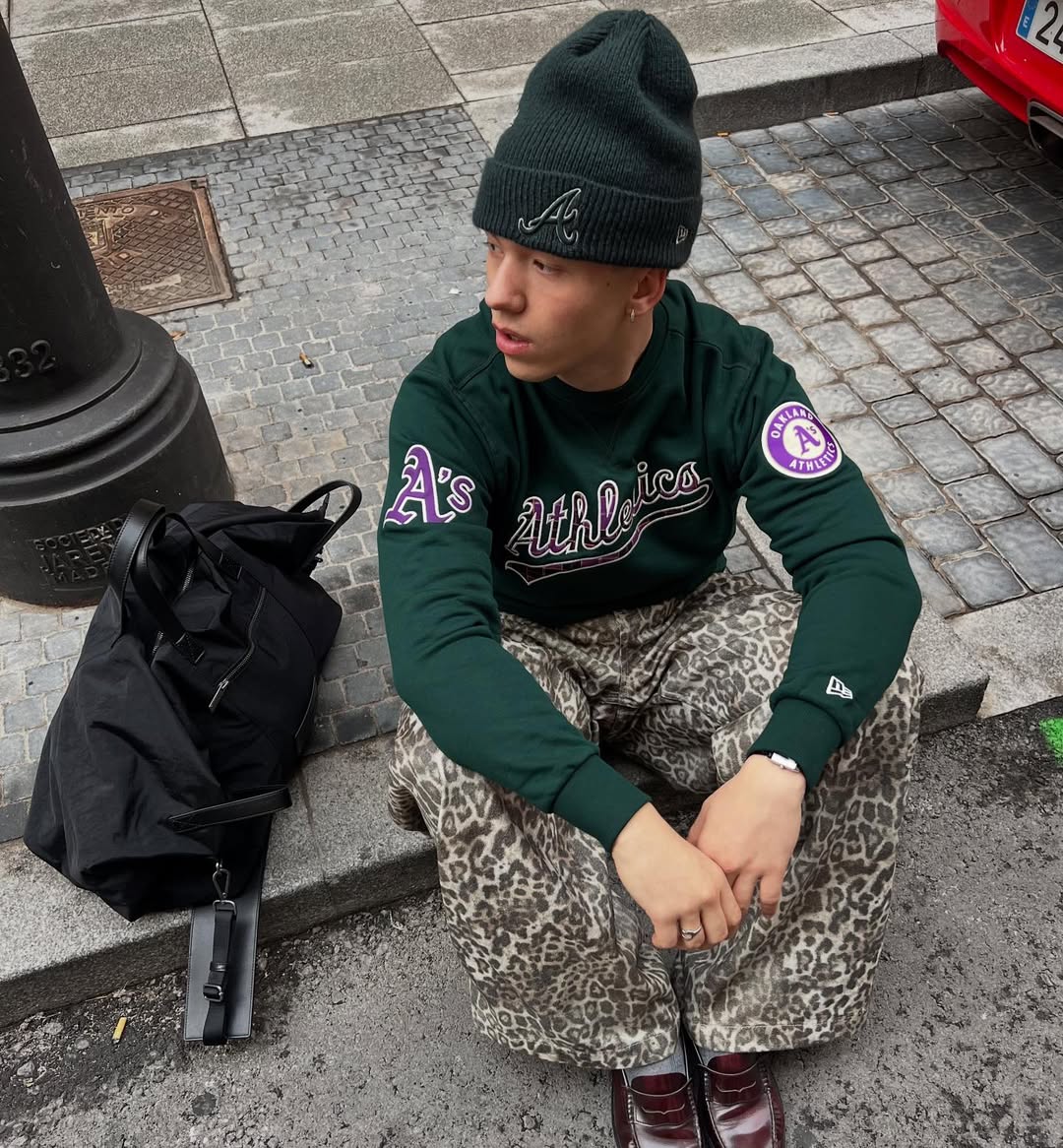 강렬한 레오파드 팬츠로🐅 이미지