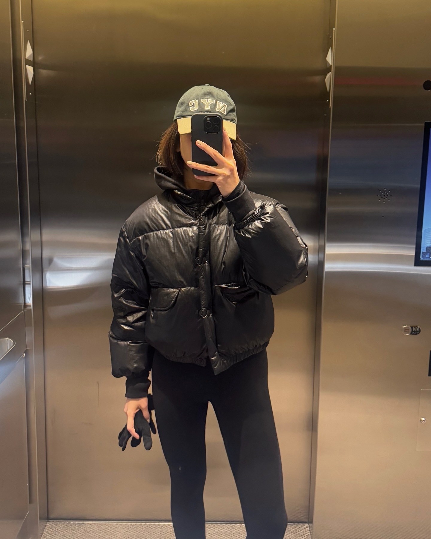 겨울교복 블랙패딩🖤입는법 이미지