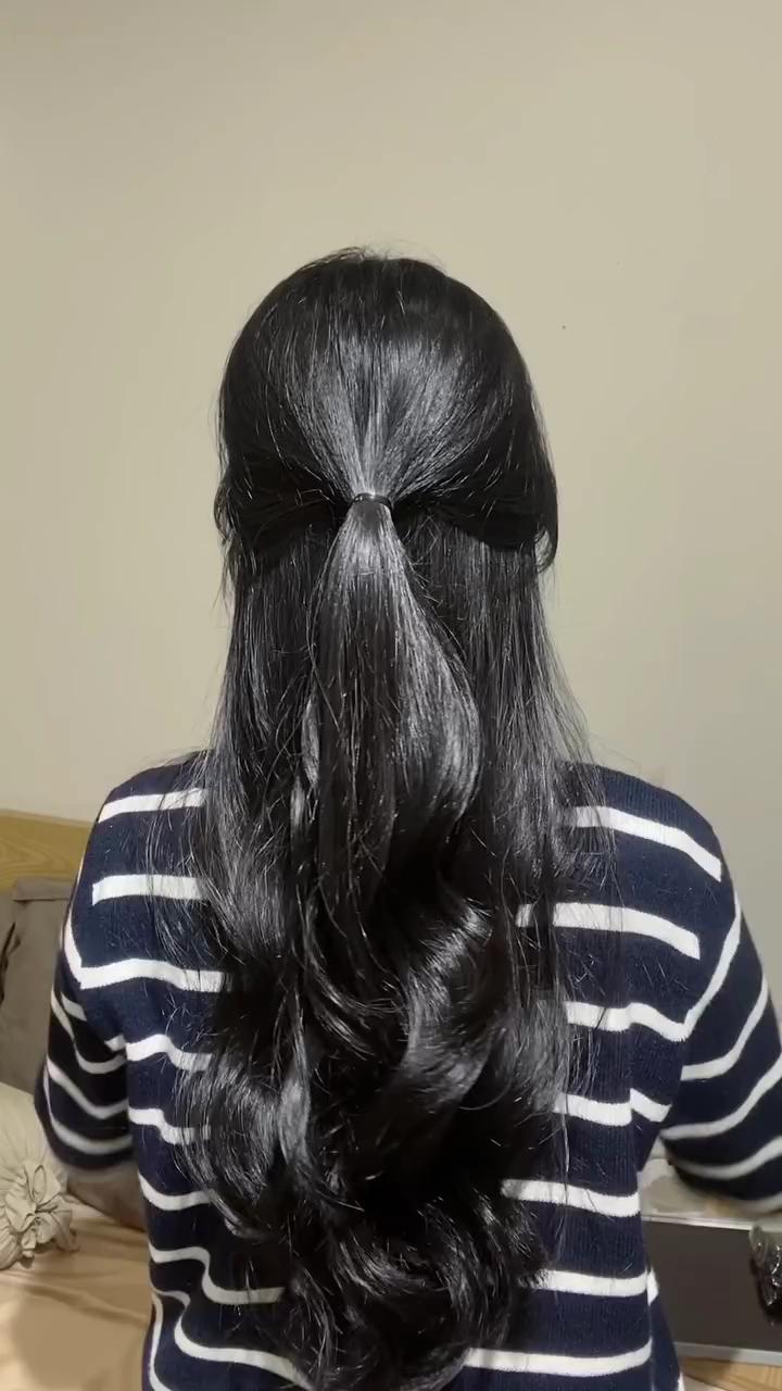 반묶음 예쁘게하는 포인트👱🏻‍♀️✨ 이미지