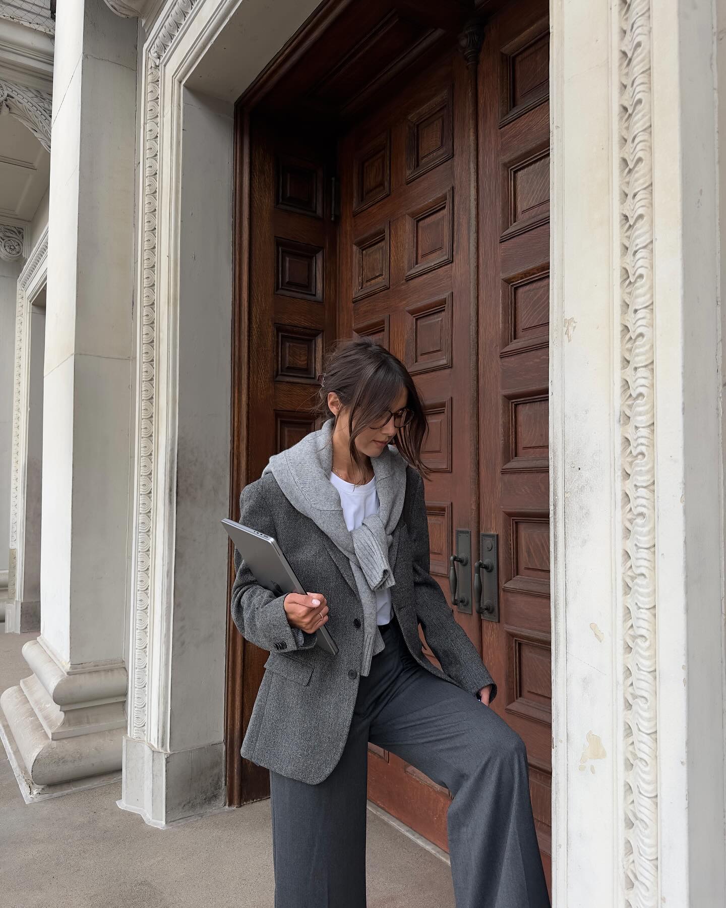 심플&깔끔한 그레이 톤온톤 코디 어때?🩶 이미지7