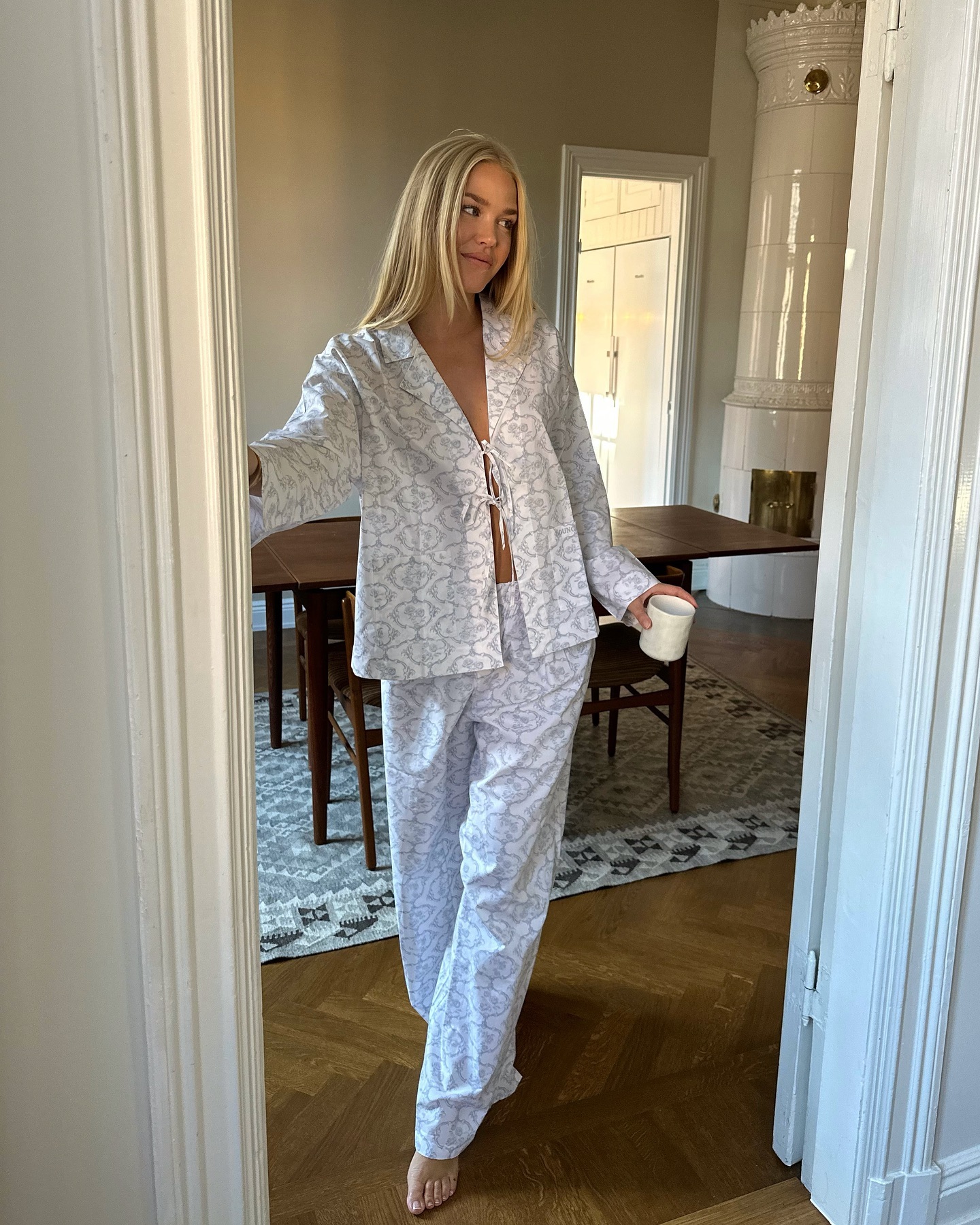 휴일엔 코지한 파자마룩 국룰🛏️🤍 이미지6