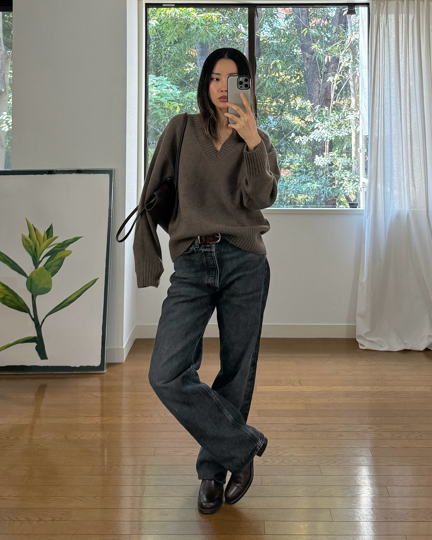 기본 중의 기본🧶👖니트+청바지 이미지3