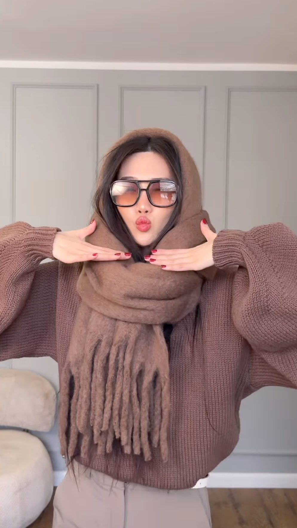 목도리로 바라클라바 만들기🧣 이미지