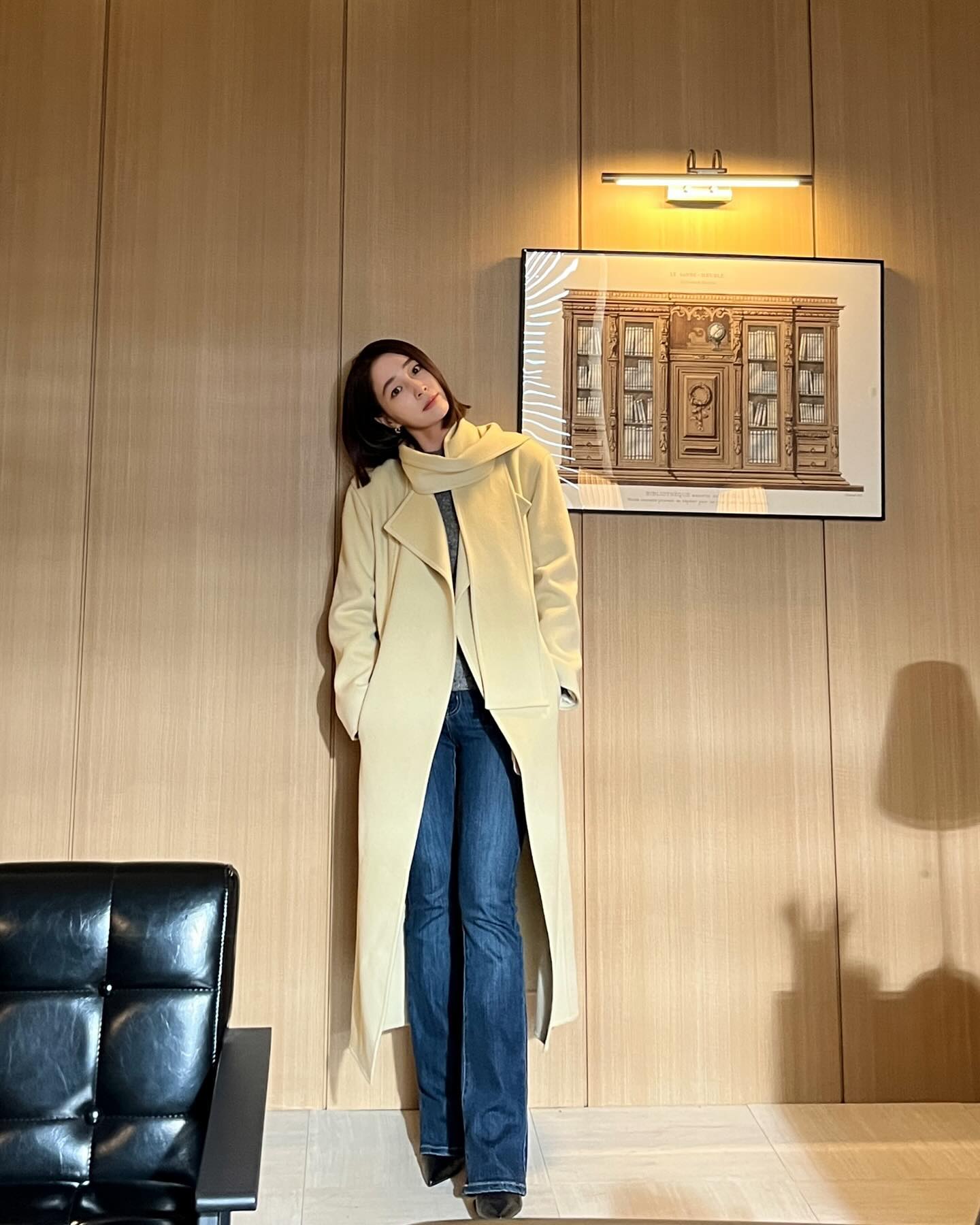 내일도 추우니깐🧣💚포인트 목도리 이미지