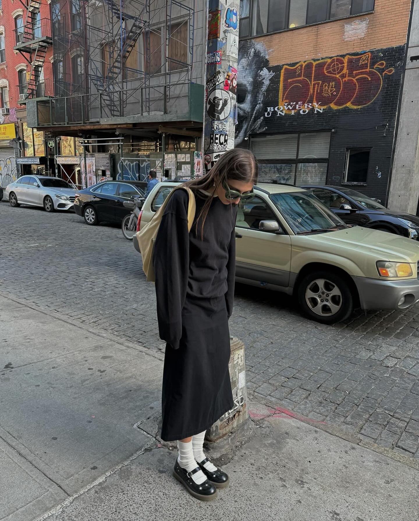 편하고 따뜻한 롱 스커트👗✨ 이미지