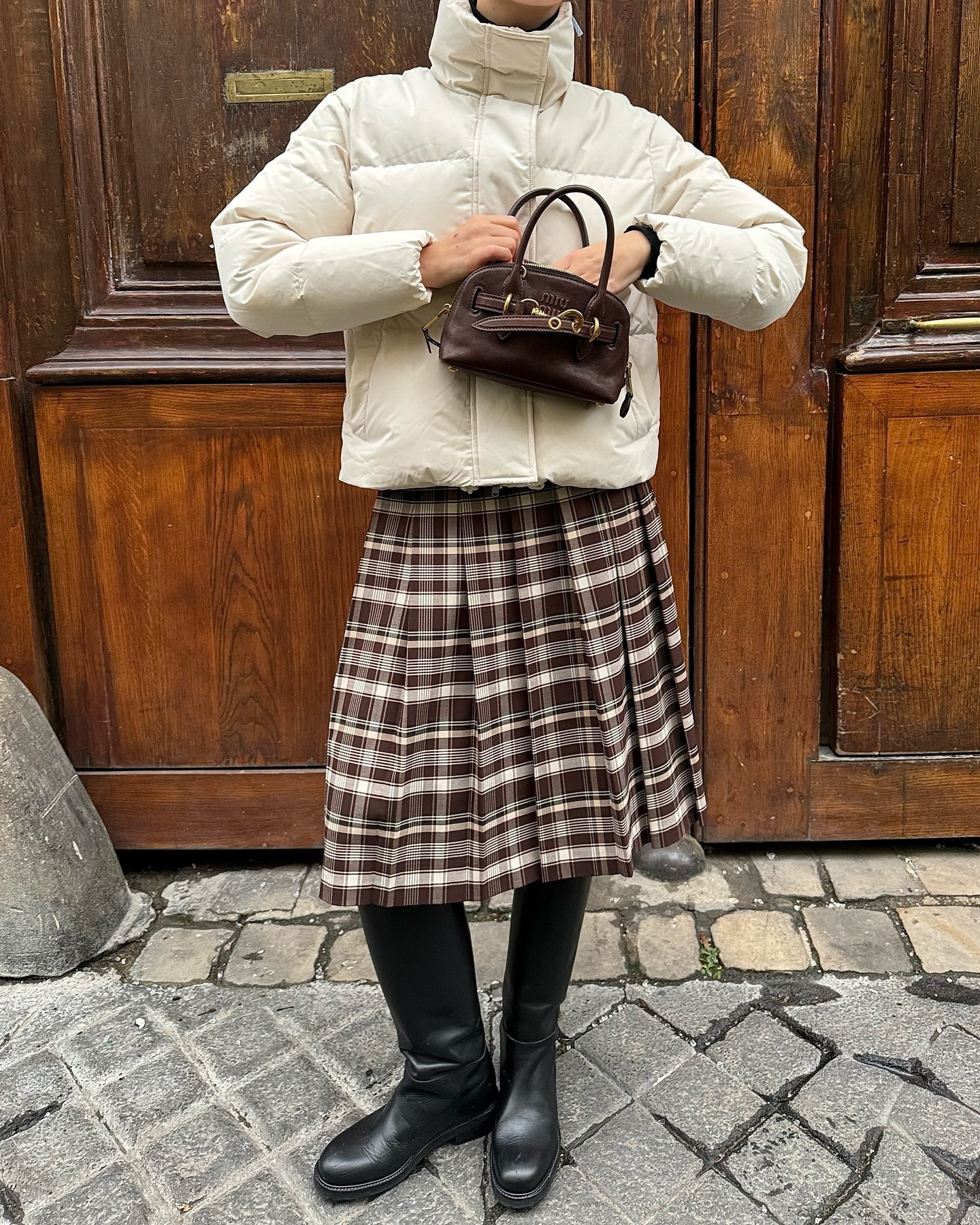 요즘 많이 보이는 체크 패턴 코디🏁 이미지2