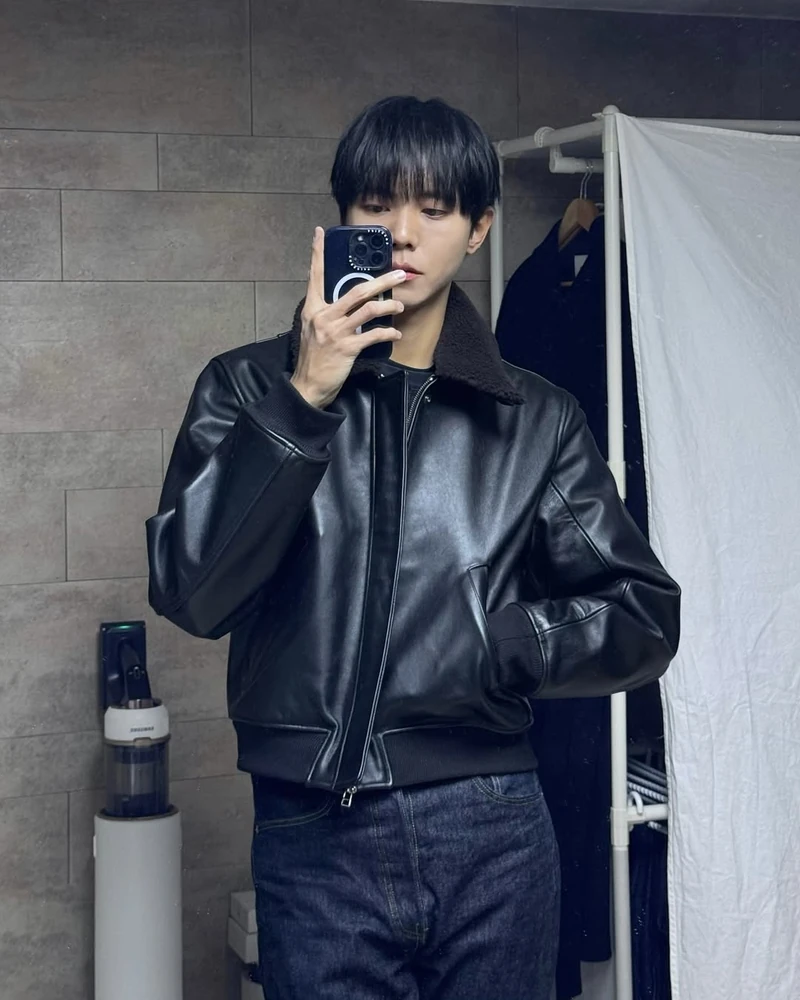 추워도 레더는 포기못해🥶 이미지3
