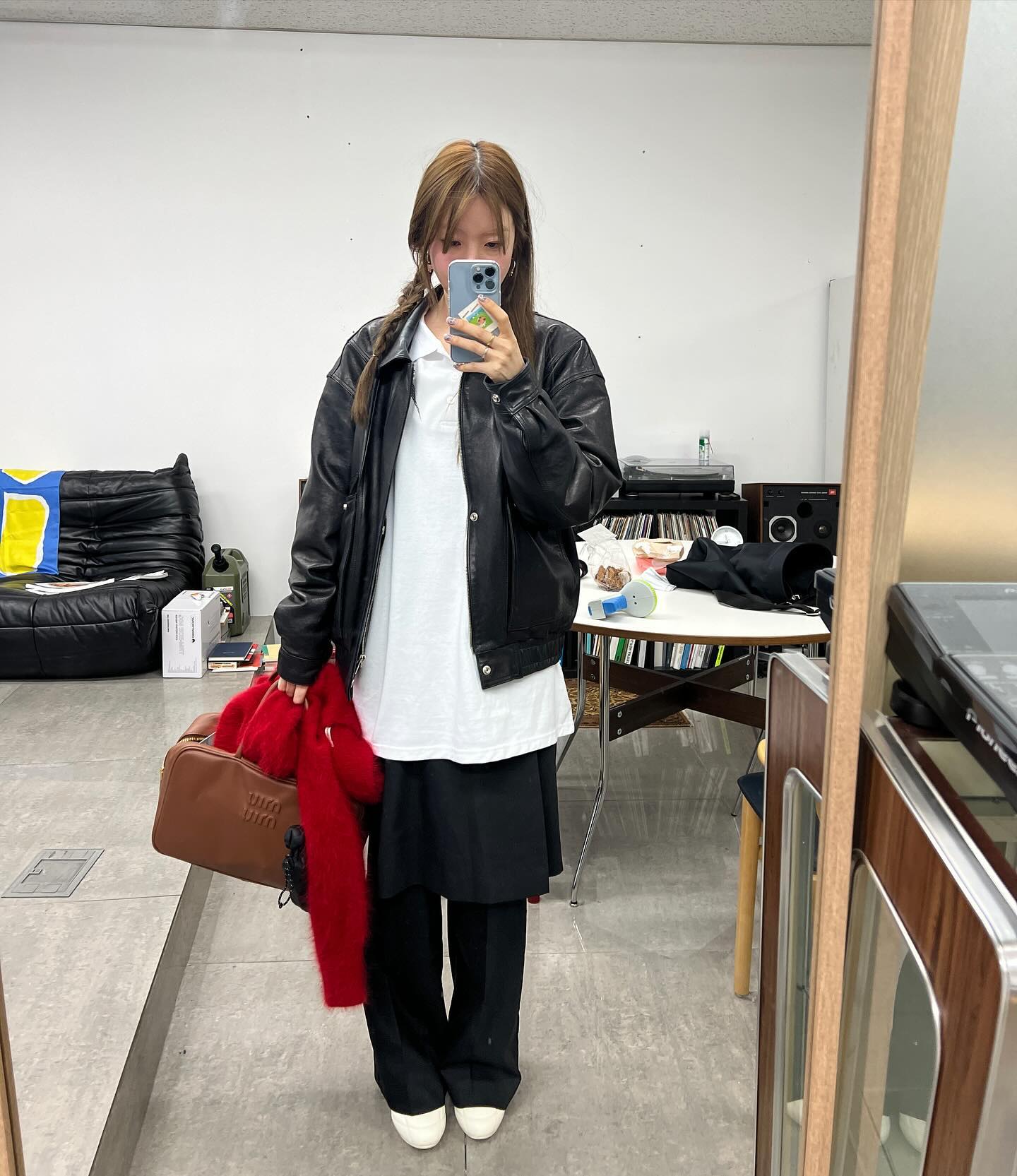 요즘 많이 보이는👗👖치마+바지 이미지