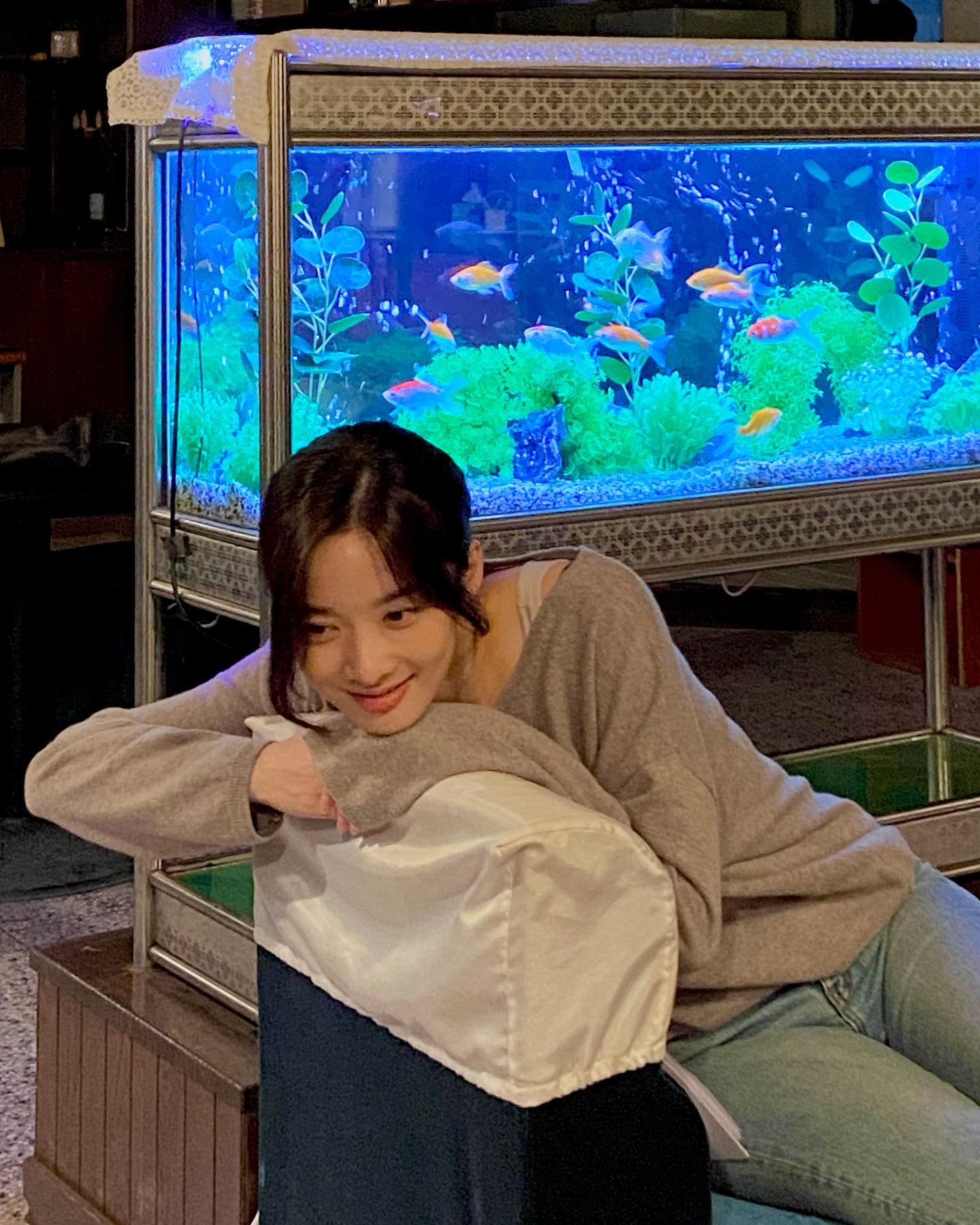 이청아가 애용하는 코디 컬러🩶
그레이 컬러로 완성한 청아언니의 세련된 무드✨ 이미지5