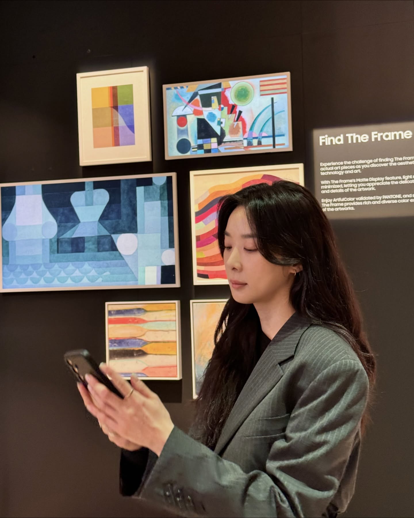 느좋녀 특) 앞머리가 사이드뱅임🤎 이미지