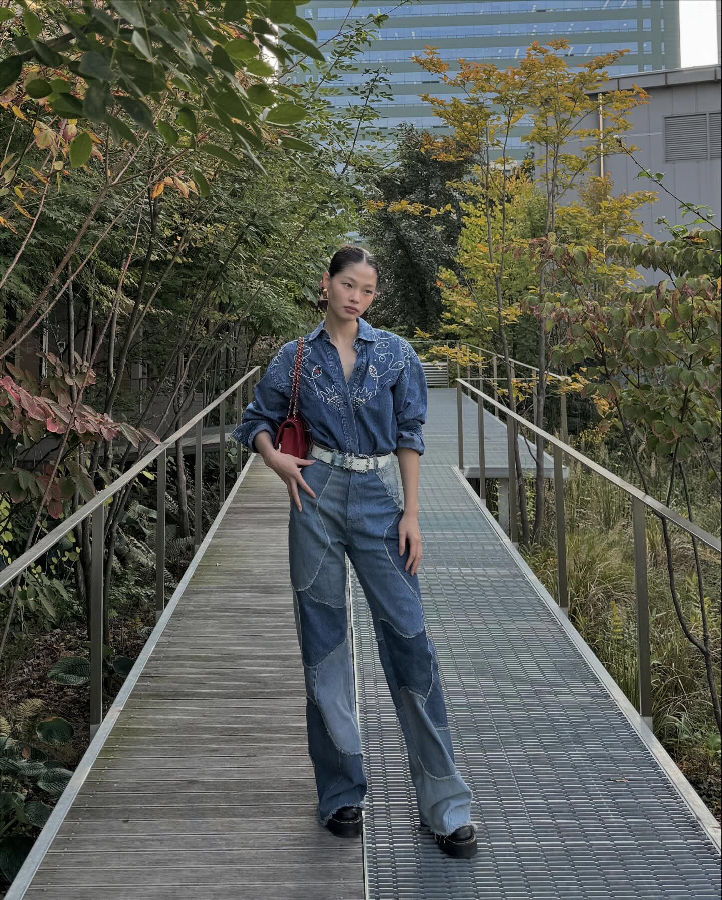 호불호 없는💙👖청청 코디 이미지6