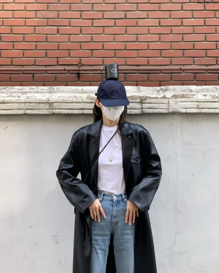 날 풀리면 입을🖤레더 자켓 + 데님 이미지