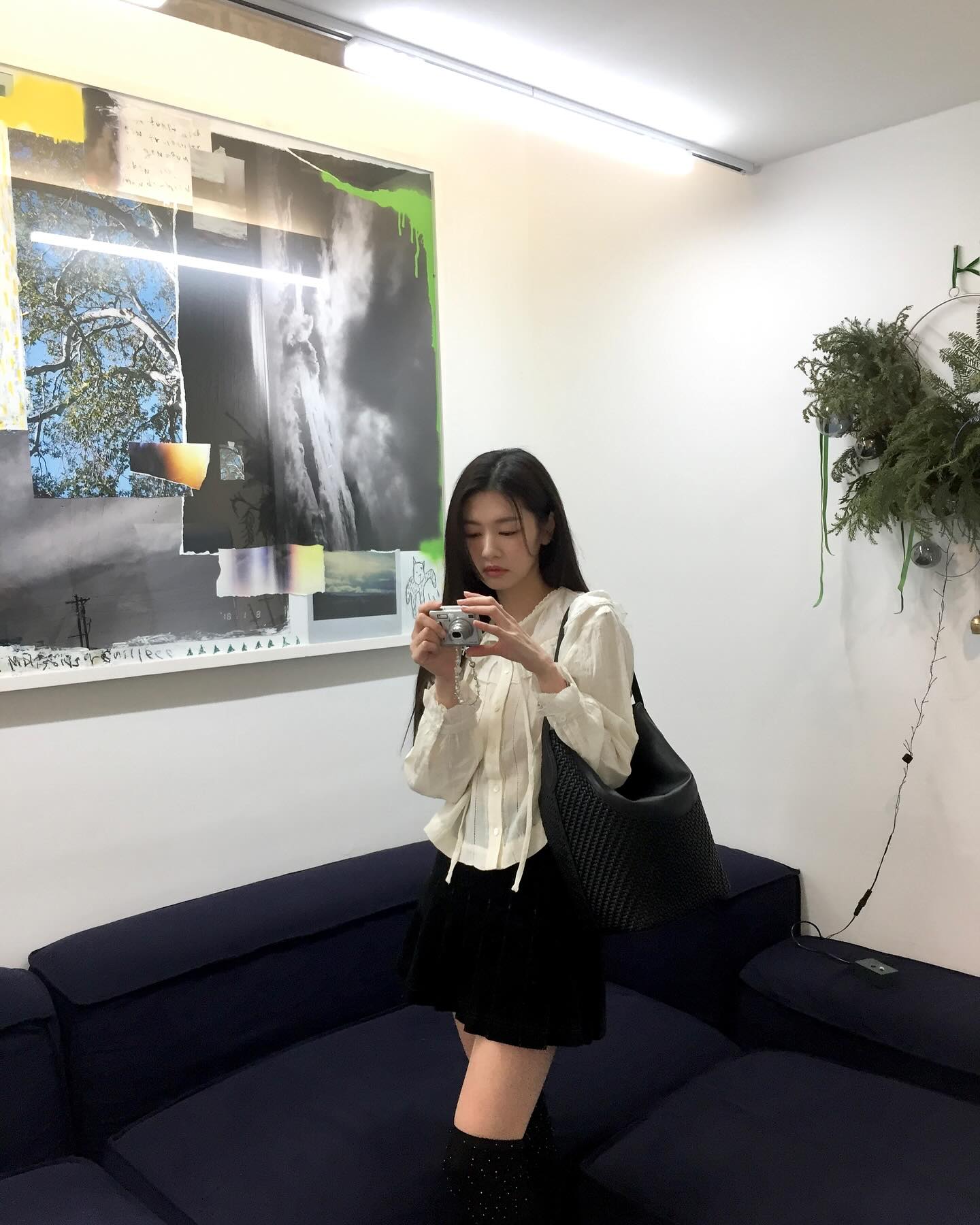 청순함의 끝🤍블라우스 코디 이미지