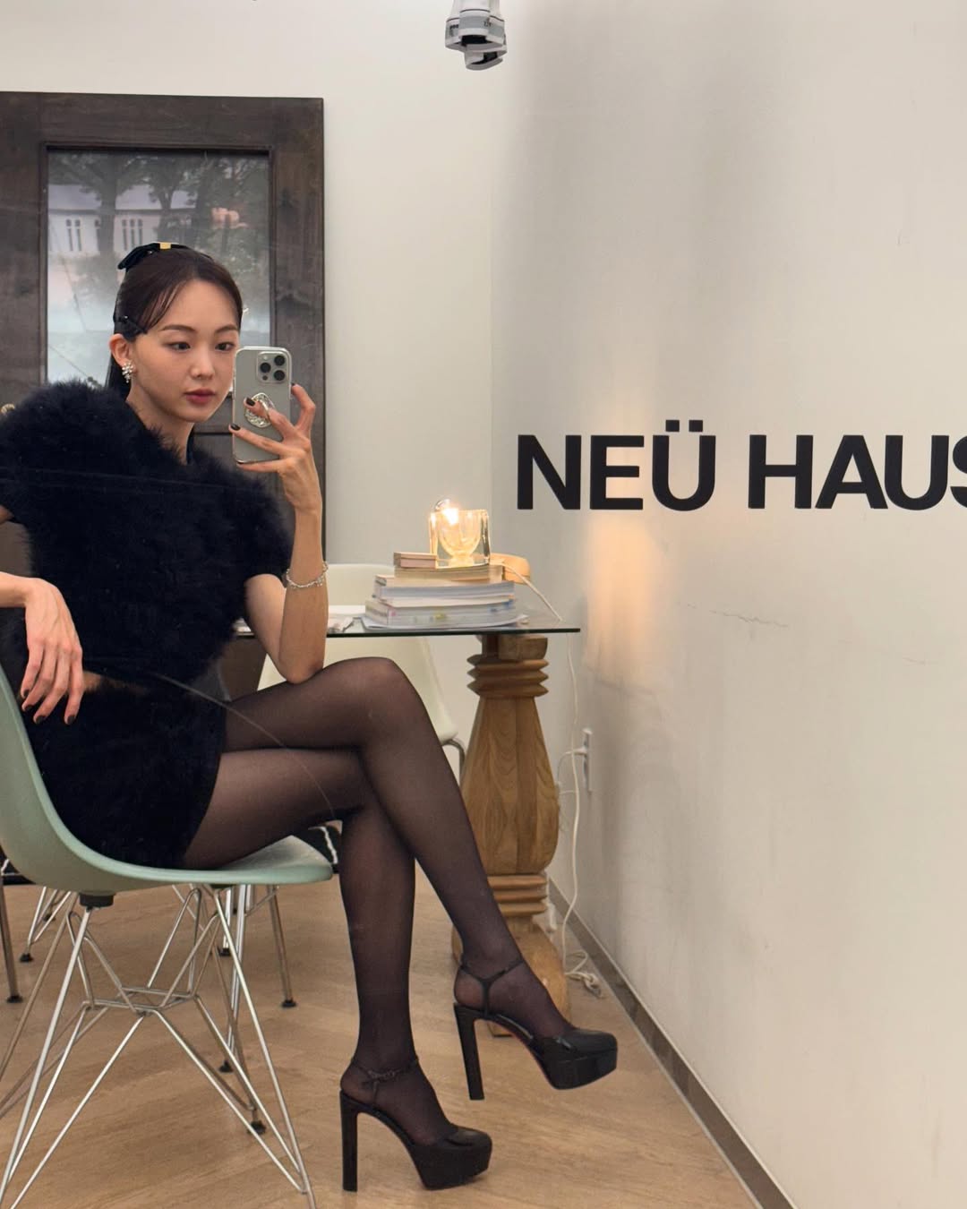 센슈얼한 룩의 완성, 검정 스타킹🖤 이미지6