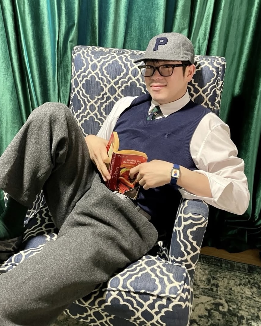 단정하게 셔츠+니트조끼📖 이미지