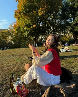올봄엔 화사한 레드 포인트 룩❤️ 이미지