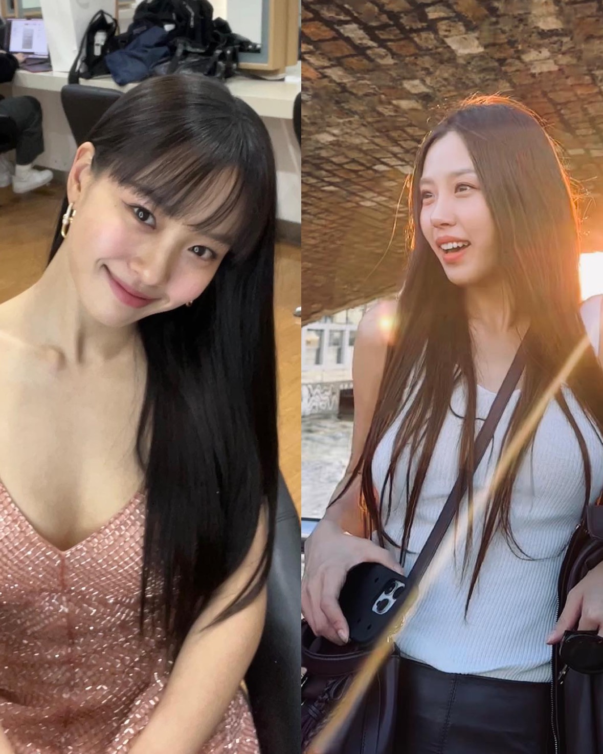 헤어 최대 난제: 앞 있 vs 앞 없

두 스타일 모두 예뻐서 취향에 따라 선택이 갈리는 셀럽들이 있는데요. 여러분은 어떤 스타일을 선호하시나요?✨

1. 장원영
2. 수지
3. 고민시
4. 카리나
5. 하니
6. 한소희 이미지