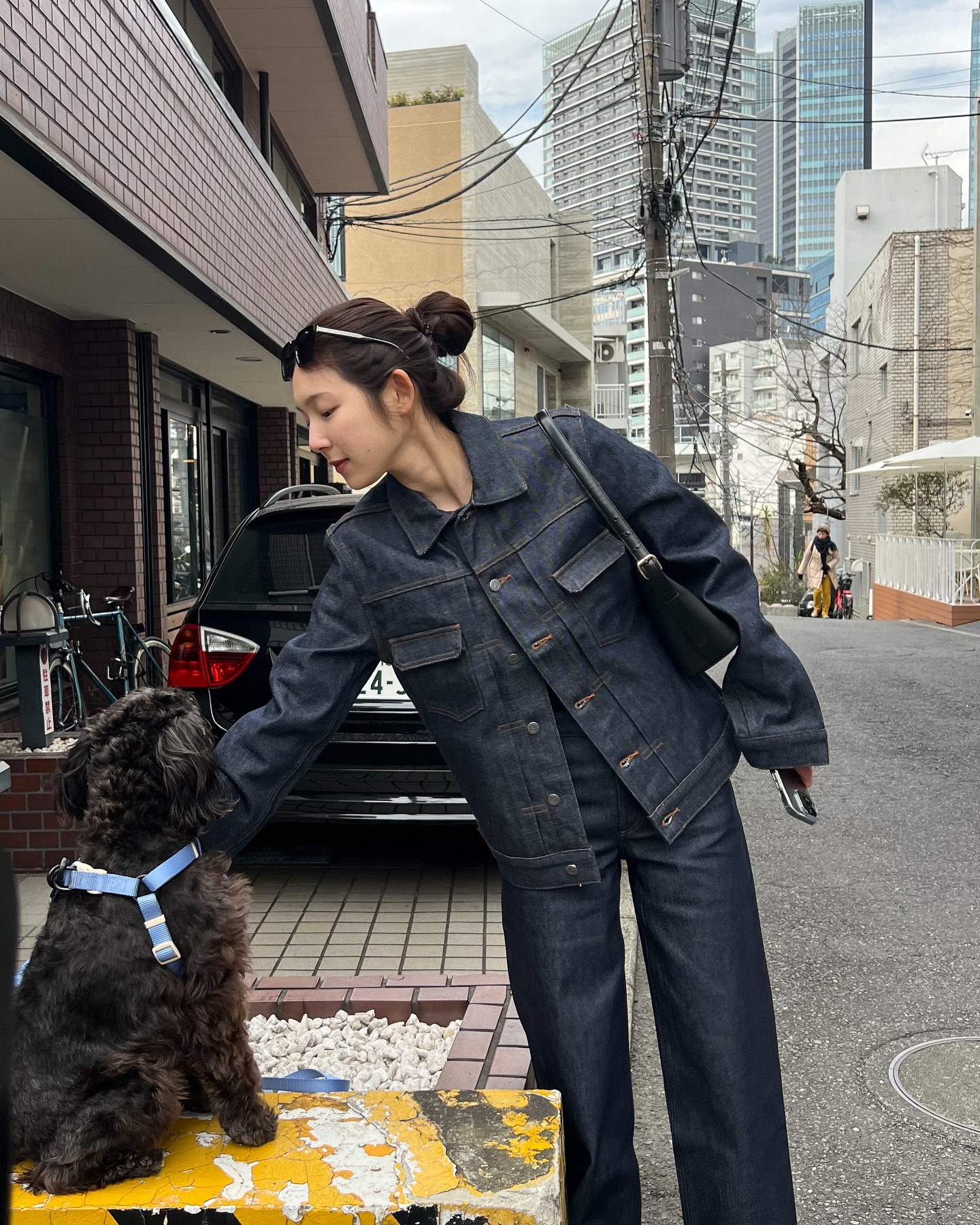 간절기에 딱! 셀럽의 청청룩👖💙 이미지4