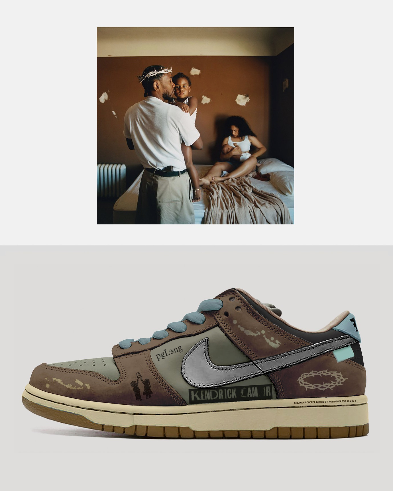 켄드릭 라마 앨범 커버 스니커💿👟

켄드릭 라마(Kendrick Lamar)의 앨범들이 스니커즈로 재탄생했습니다.

앨범의 커버 아트워크의 영감을 받아 디자인되었으며, 컬러 팔레트부터 디테일한 그래픽 요소까지 앨범의 포인트가 스니커에 반영되었습니다.

크리에이터 노브레이너(nobrainer.psd)에 의해 만들어진 컨셉 아트로, 실제 제품은 아니지만 현실감 넘치는 디테일과 조합으로 마치 발매를 앞둔 공식 제품처럼 느껴집니다.

각 스니커즈에는 Not like us, pglang, Lamar 사인 등 재미있는 요소들이 새겨져 있어 재미 포인트를 느낄 수 있습니다.

여러분은 어떤 앨범을 스니커로 만들고 싶나요?🎧 이미지3