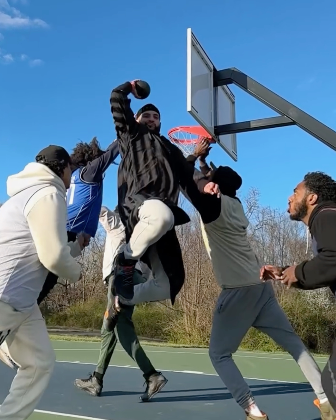 주말에 친구들과 미니훕 즐기기😎🏀 이미지