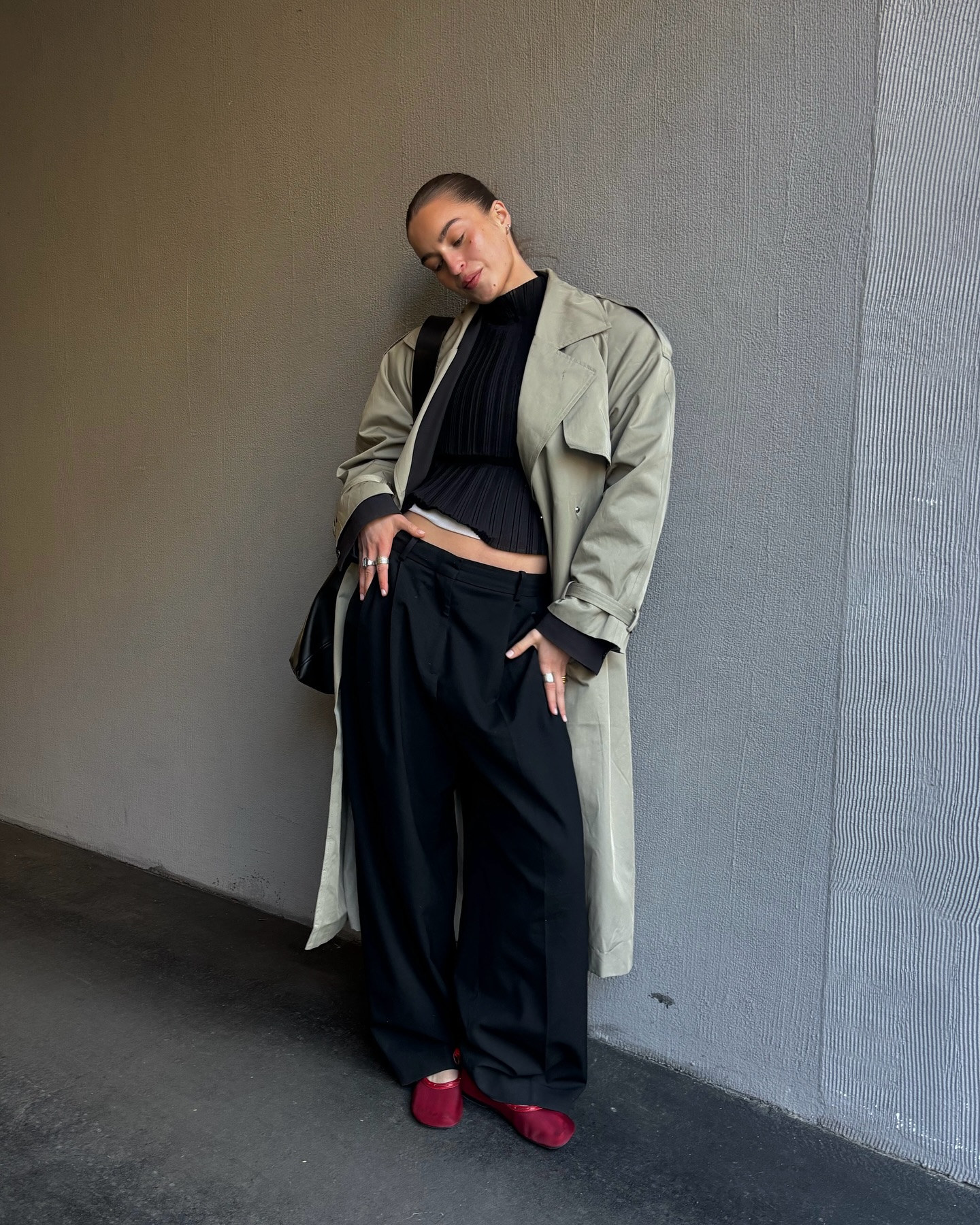 매일 손이 가는 블랙 슬랙스🖤 이미지