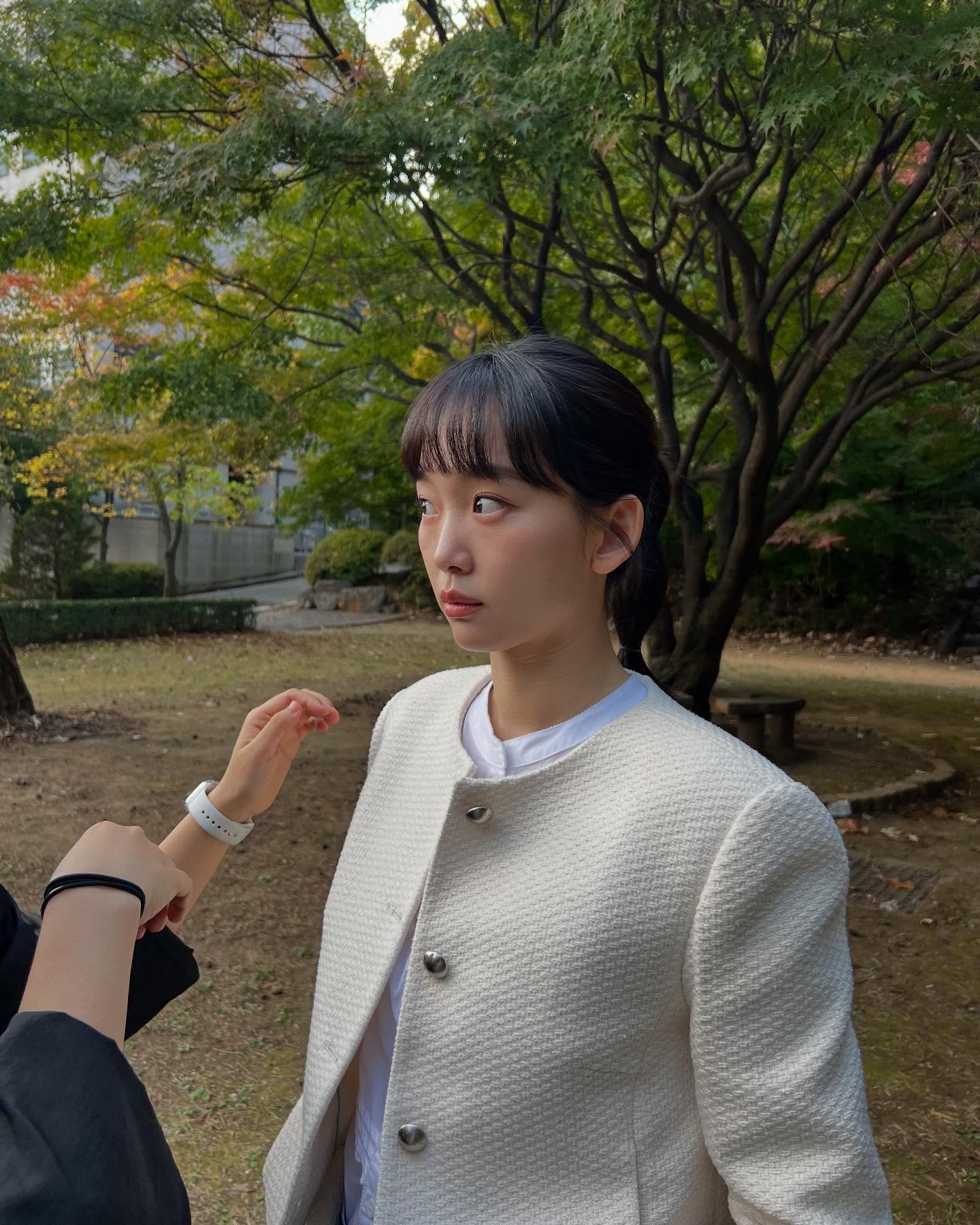 환절기 국밥템 트위드자켓🤍 이미지
