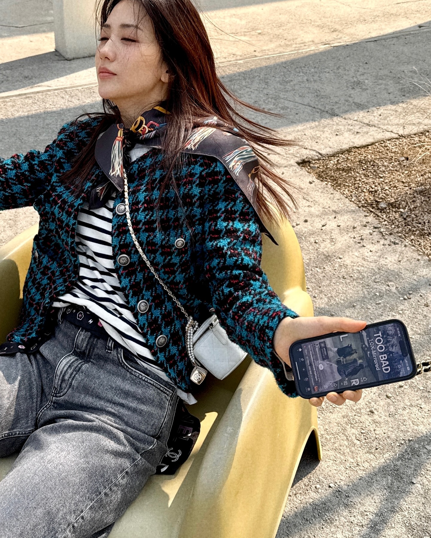 지금 하기 딱🖤간절기 스카프 코디 이미지8