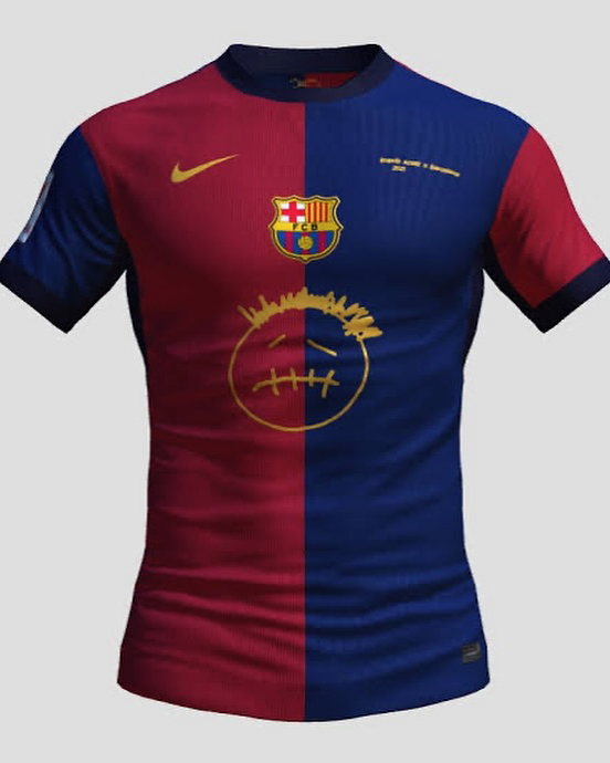 바르셀로나 x 트래비스 스캇, 엘 클라시코에서 만난다🔥⚽️

바르셀로나(fcbarcelona)가 5월 11일 엘 클라시코(El Clásico)에서 트래비스스캇(travisscott)의 로고가 들어간 스페셜 유니폼을 선보입니다.

이번 유니폼은 24-25 홈킷을 기반으로 하며, 기존 스포티파이(spotify) 로고 대신 캑터스잭(cactusjack)로고가 들어갈 확률이 높아보이니다.

선수들은 이미 해당 유니폼을 착용한 촬영까지 마쳤다는 현지 보도가 나온 만큼, 공식 이미지는 곧 공개될 것으로 보입니다.

음악과 축구, 그 한가운데에 스캇😎 이미지6