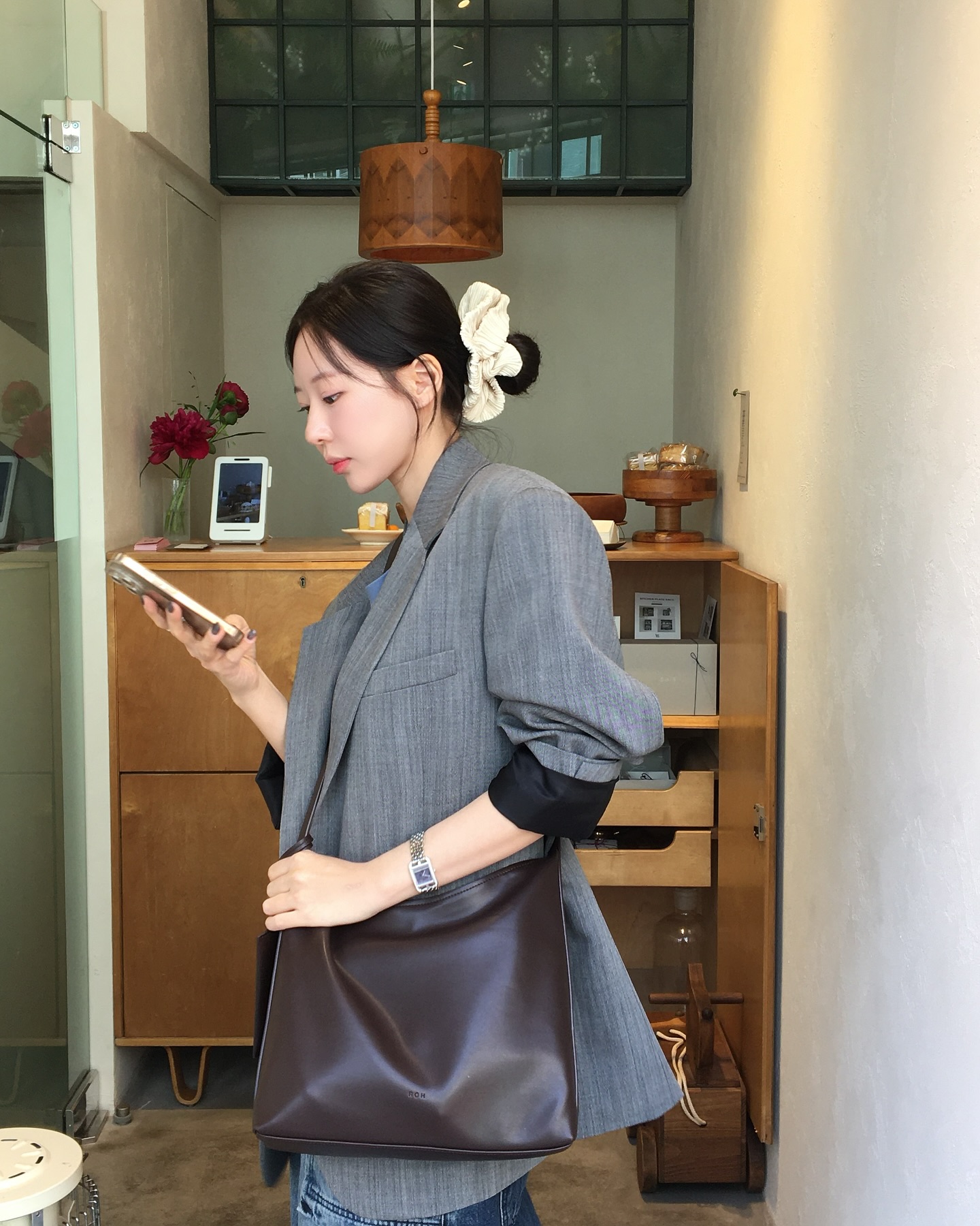 아침저녁엔🤎얇은 자켓 걸치기 이미지5