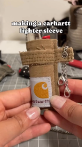 칼하트 라이터 슬리브 만들기 이미지