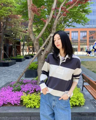 지금 입기 딱🩵청량무드 럭비티 이미지