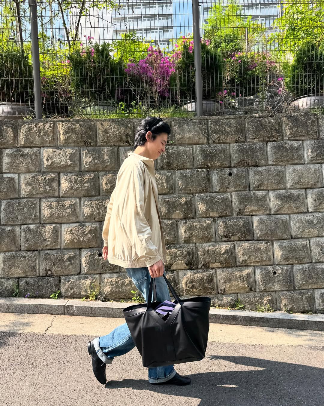 모든 코디에 가죽 토트백💼 이미지