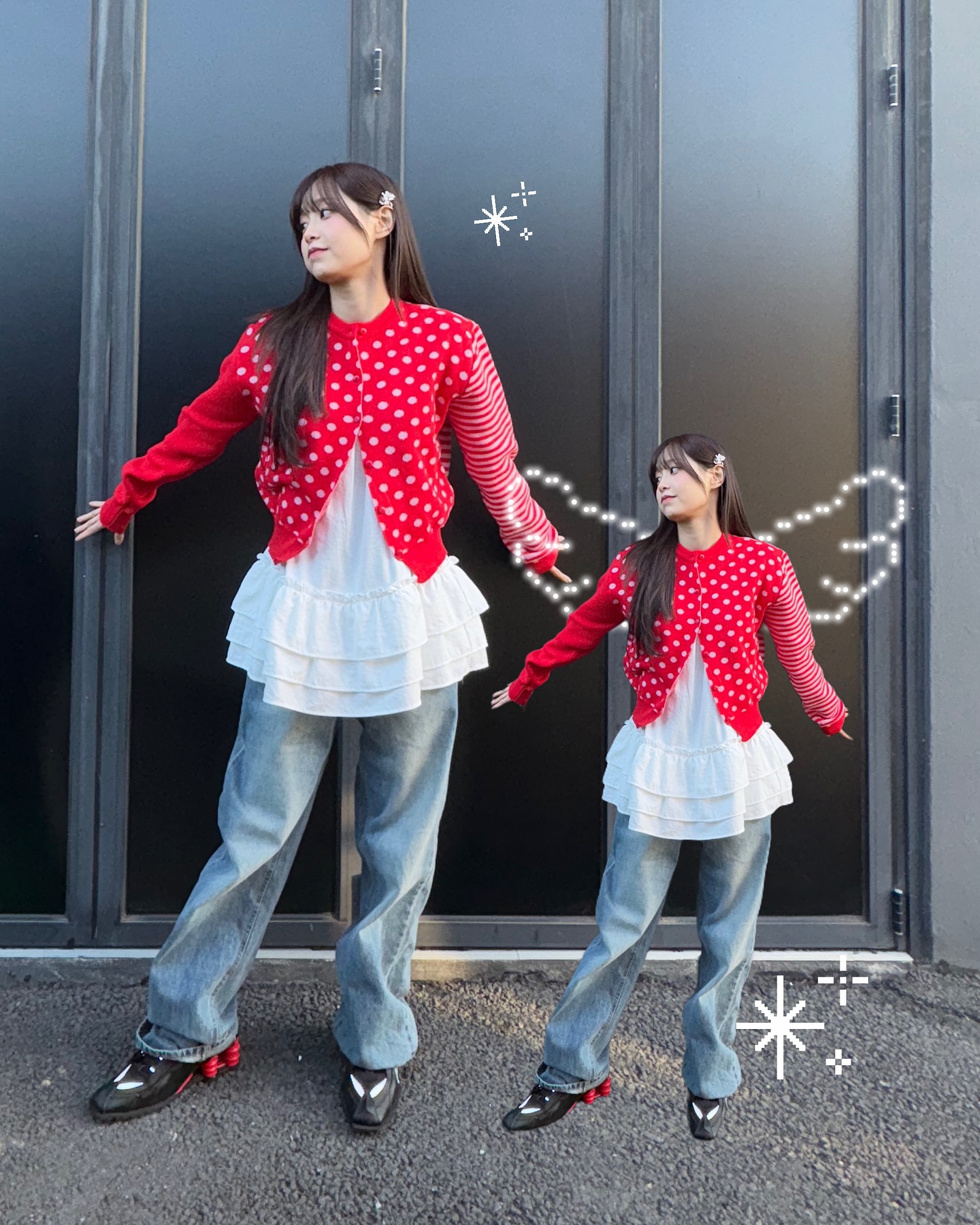 셀럽 봄 필수템 '나이키 샥스'✔️
캐주얼부터 러블리까지 다 되는 만능 슈즈👟 이미지