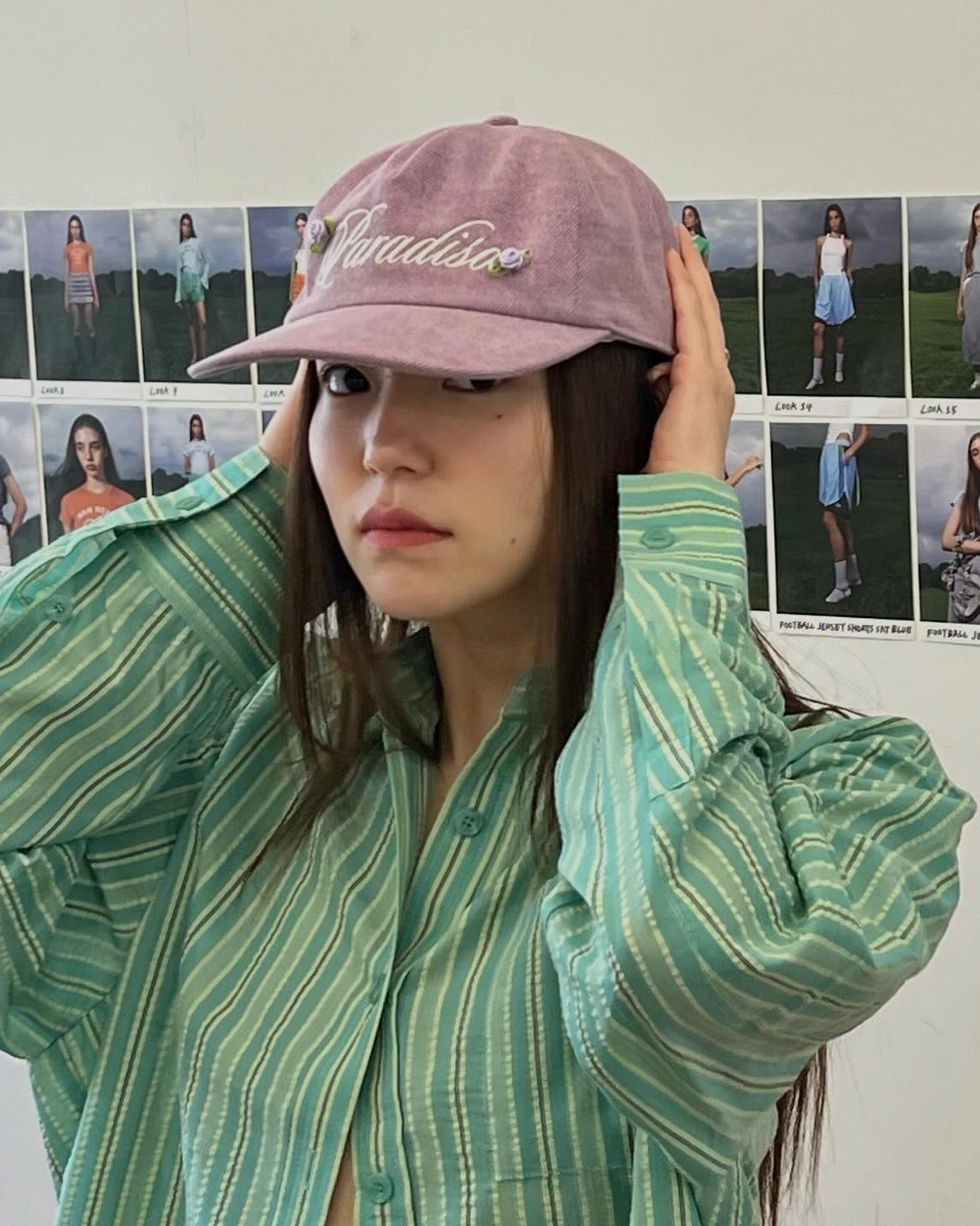 요즘 힙순이들은 프린팅 볼캡🇺🇸💙 이미지5