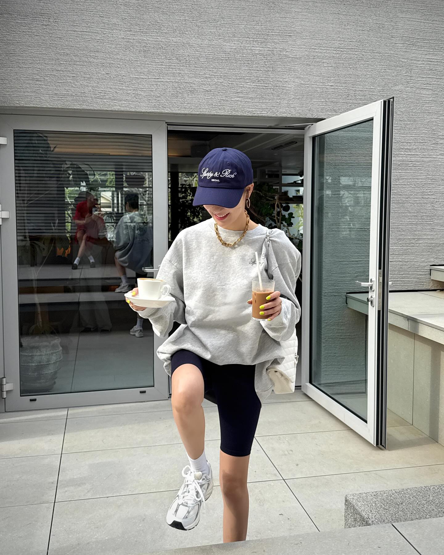 요즘 힙순이들은 프린팅 볼캡🇺🇸💙 이미지3