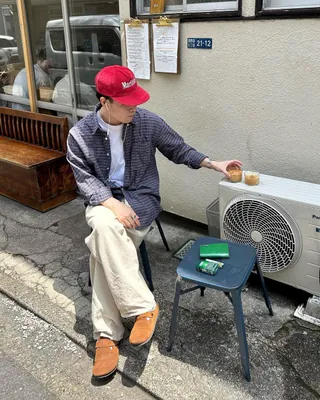 빈티지한 말보로 볼캡으로🧢 이미지