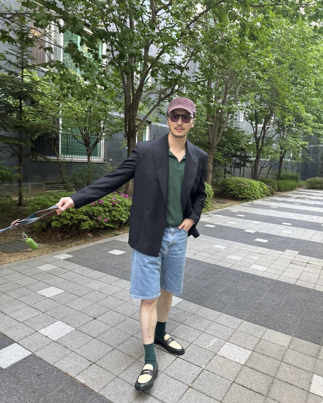 얇은 티에 블레이저 툭👥 이미지