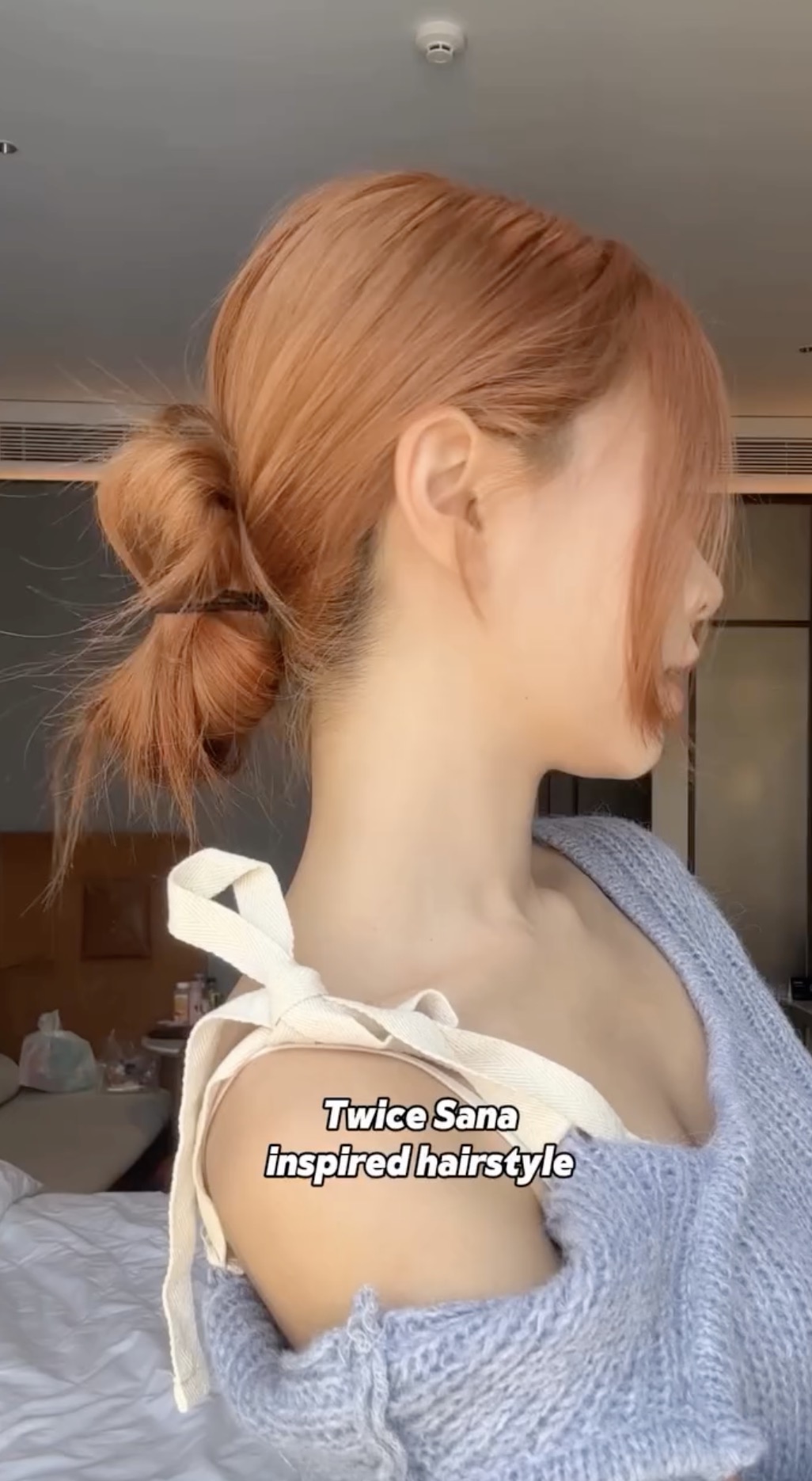손쉽게 완성하는✨사나 로우번 이미지