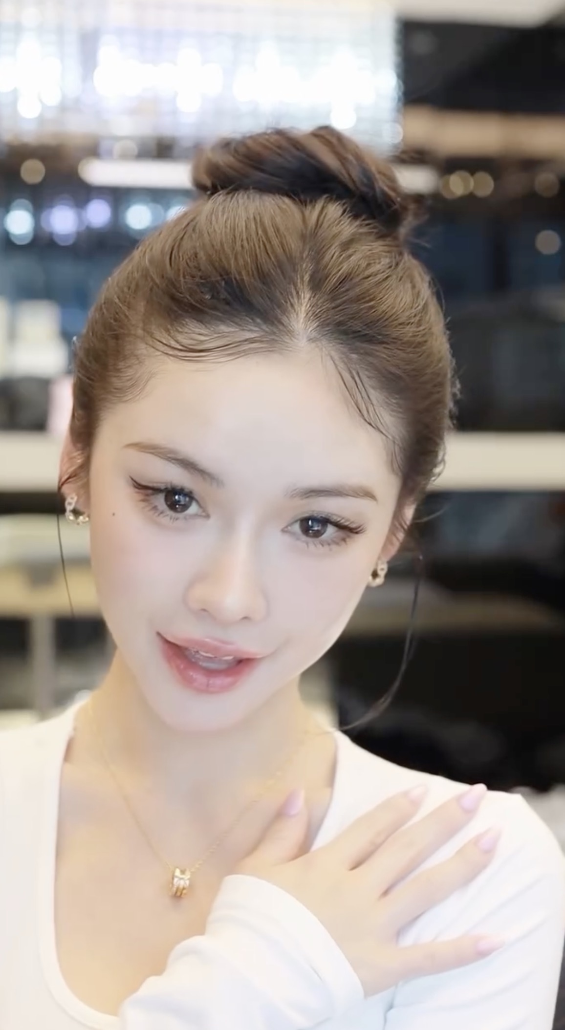 앞모습도 예쁜🤍하이번 묶는법 이미지