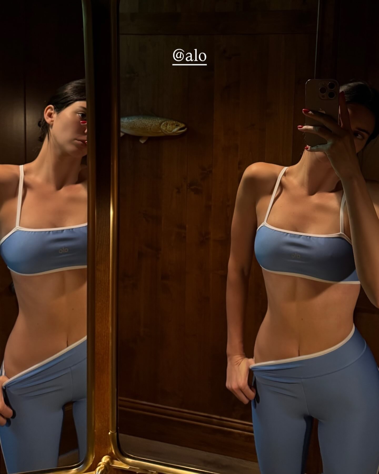 6월 새롭게, 예쁜 운동복 고민?!🤔
켄달 언니가 요즘 애정하는, 알로 베스트 아이템 3가지💙❤️
켄달 제너가 일상과 운동할 때 입는 3가지 알로 셋업을 알려드려요.
1. 리브드 프로스퍼 탱크 & 알로소프트 케어프리 쇼츠
탄탄한 립조직 블랙 탱크탑에 쇼츠, 여기에 레드 볼캡과 선글라스를 더한 켄달 제너는 애슬레저에 무심한 쿨함을 입혔습니다. 군더더기 없는 실루엣과 미니멀한 톤이 몸의 에너지를 또렷하게 드러냅니다.
2. 에어리프트 차저 브라 & 하이웨이스트 레깅스
켄달 제너의 셀피에 담긴 크리스탈 블루 셋업은 여름 햇살만큼 상쾌합니다. 화이트 배색과 날렵한 핏이 돋보이는 이 조합은 시선을 정리하고 움직임에 자신감을 더해주는 에어리프트 라인의 정수입니다.
3. 알로소프트 릴레이 브라 & 7/8 하이웨이스트 릴레이 레깅스
따뜻한 우드 배경 속에서도 셋업은 고요한 힘을 발합니다. 부드러운 소재감, 브라의 안정된 컷, 허리를 정리하는 7/8 레깅스가 하나 되어 일상의 회복과 균형, 운동 이후의 시간을 감각적으로 채워줍니다. 이미지4