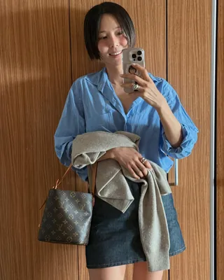 여름 강경 긴팔파 필수템👔셔츠
한여름에도 가볍게 걸치기 좋은 셔츠룩🤍 이미지