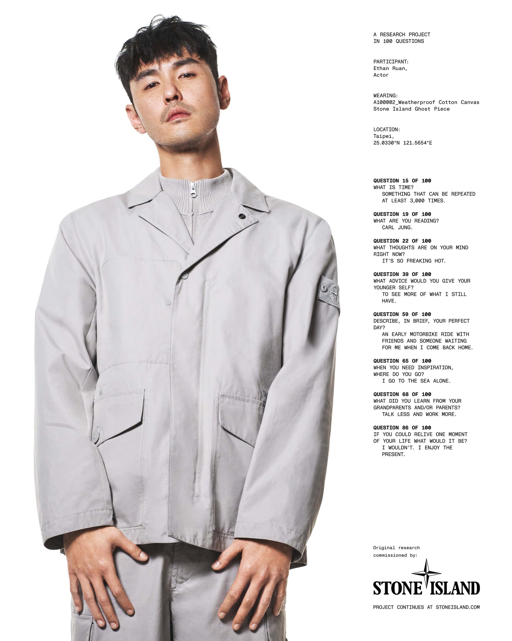 돌섬이 선택한 전 세계 12인🗿
스톤 아일랜드 커뮤니티가 선택한 첫 한국인 pH-1도 참여🎤
스톤 아일랜드가 또 한 번 옷 너머의 이야기를 마무리했습니다. 스톤은 ‘Community as a Form of Research’ 프로젝트의 세 번째 챕터를 통해 전 세계 셀러브리티, 뮤지션, 아티스트, 셰프, 스포츠 스타들을 한 프레임에 담았습니다.
특히 이번 챕터엔 한국인 아티스트, pH-1도 함께했는데요. 그는 스톤 아일랜드가 공식적으로 기용한 첫 한국인 남성 아티스트라는 점에서 주목할만합니다. 이미지6